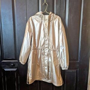 Lou & Grey Gold Metallic Raincoat